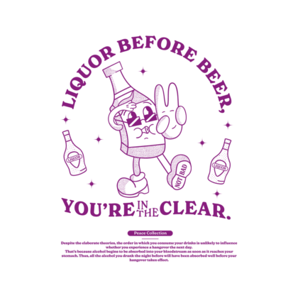 Liquor Before Beer Poster